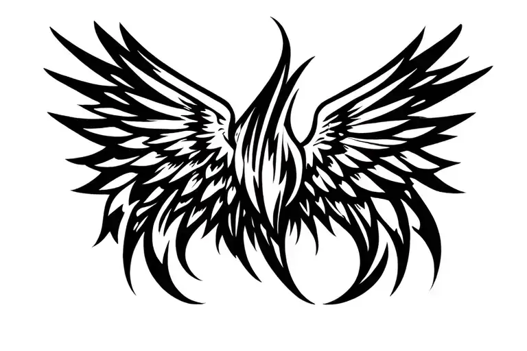 Wing Tattoo For Forearm