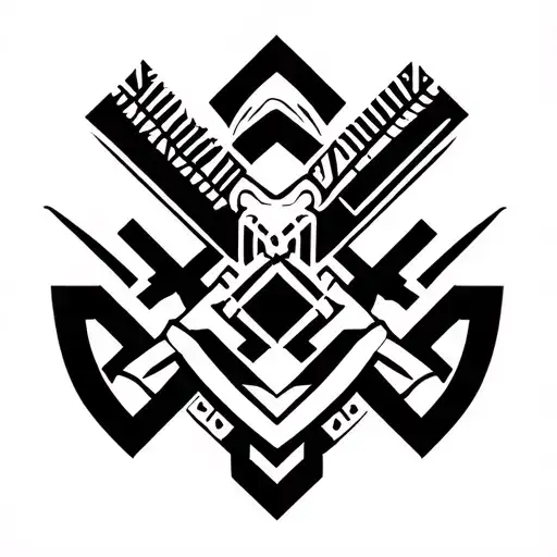 The Strawhat Insignia With Each Crew Member Forming The Insignia