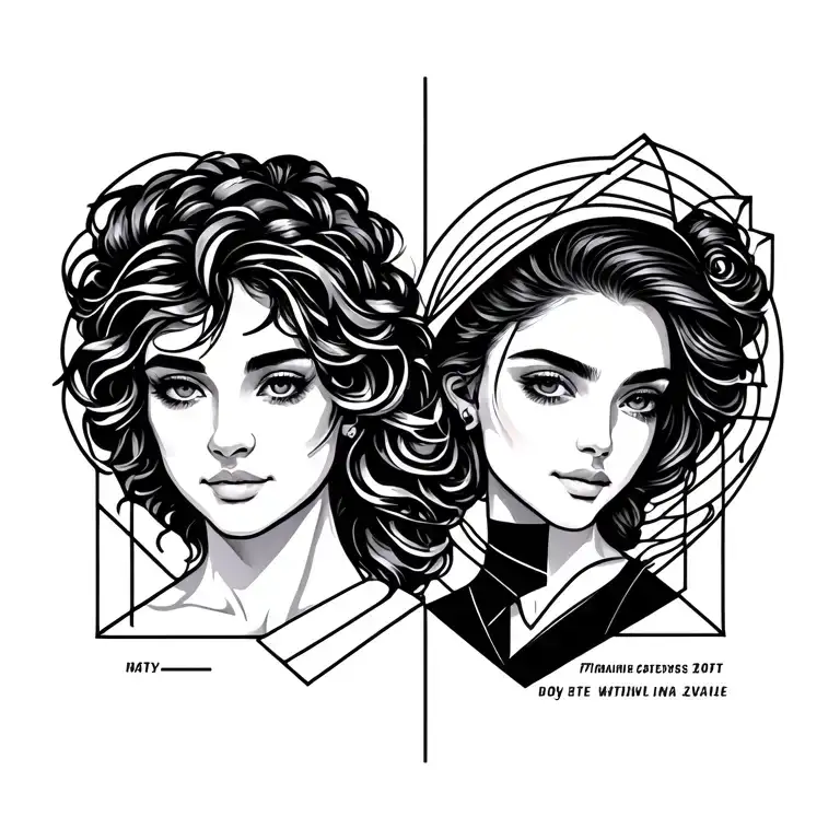 Couple Tattoo With Names