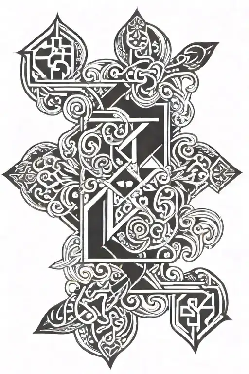 Traditional Slavic Tattoo Inspired