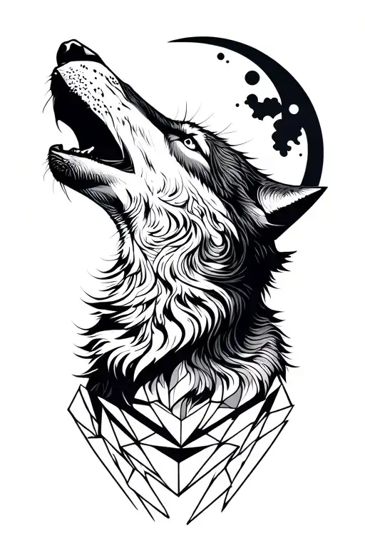 Wolf Howling At The Moon