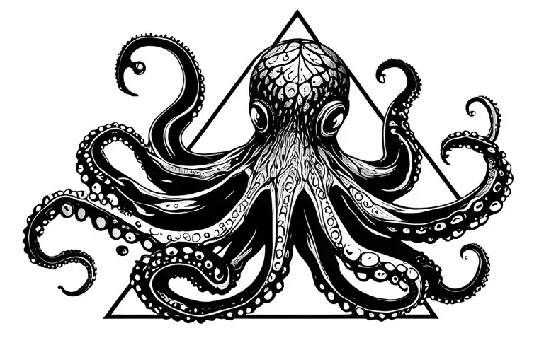 Octopus In A Triangle Made