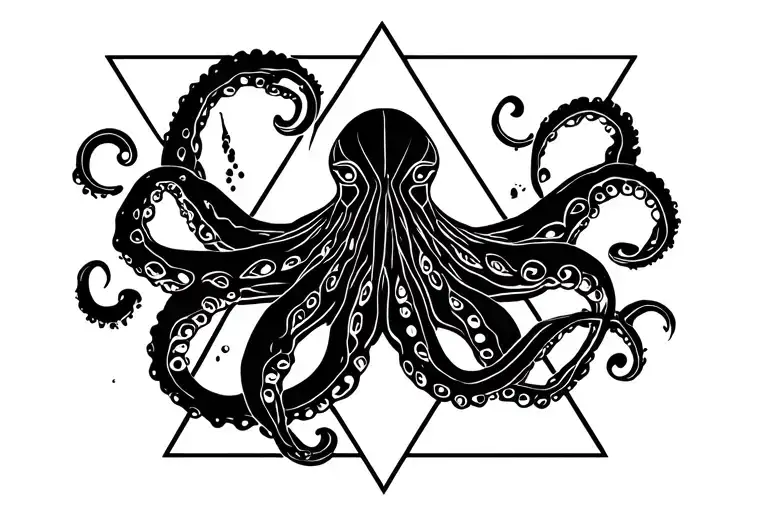Octopus In A Triangle