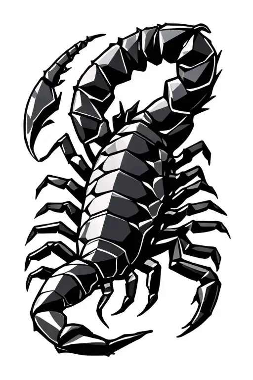 Geometric Scorpion Emerging