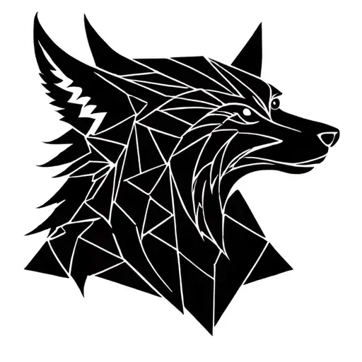 Fox Norse Mythology Tattoo Design