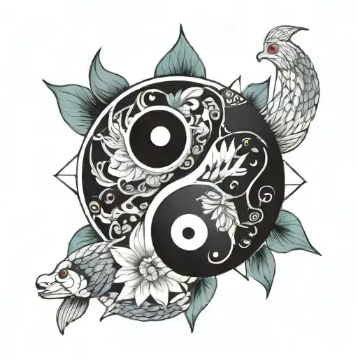Peixes Ying Yang