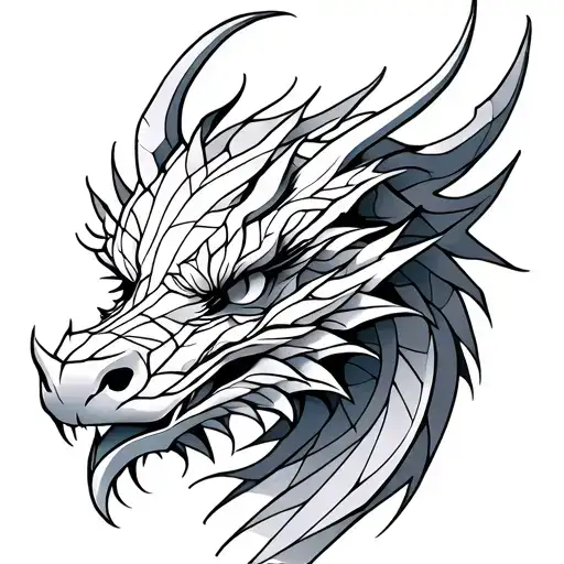 Dragon Face Front