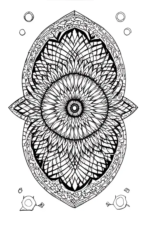 Mandala With Empty Center