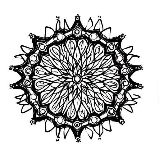Bicycle Chain Mandala