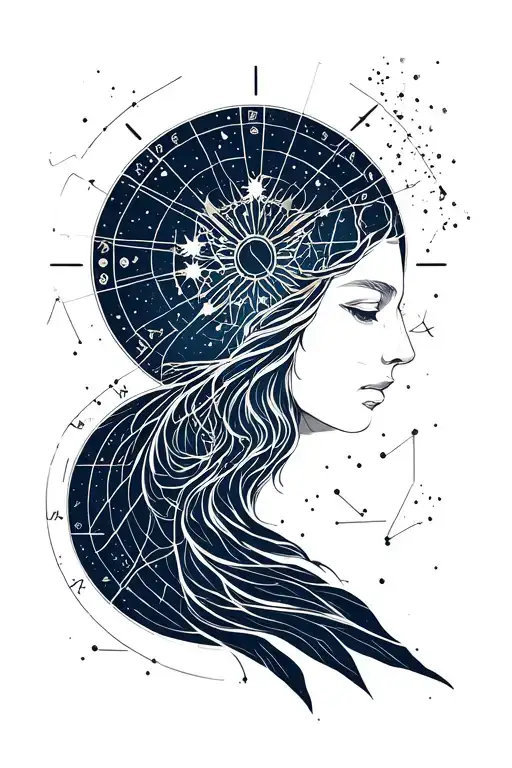 Zodiac Virgo Constellation