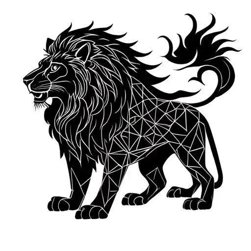 Warrior With Lion Body