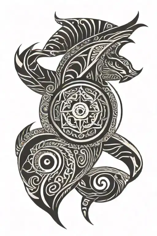 Maori On The Arm Which Represents Restoration And Highlights The Arm