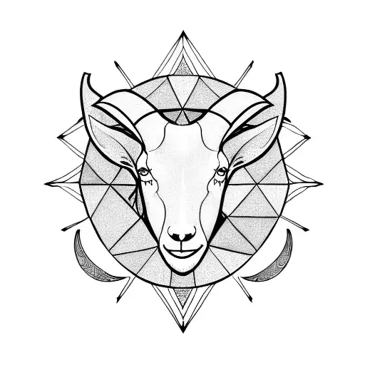 Triangle Sun Beach Goat