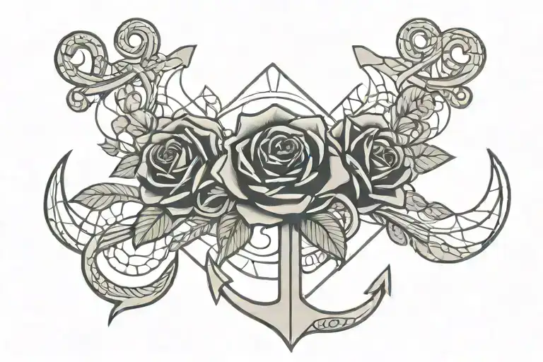 Anchor And Rose