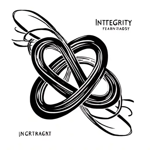 Infinity Knot Featuring Integrity Words
