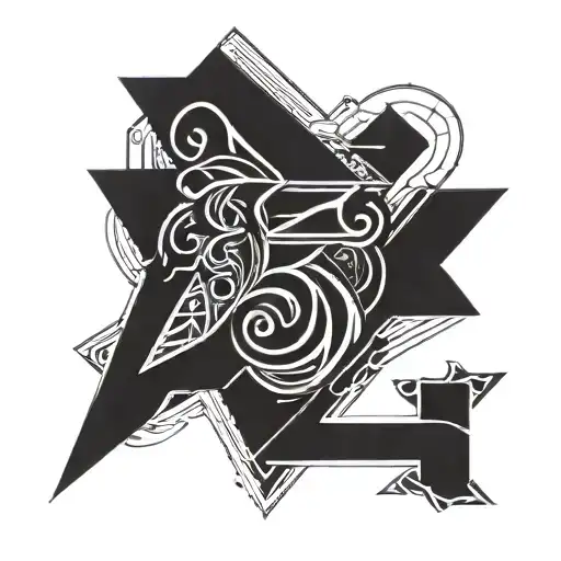 Number 5 With Classic Font With Love