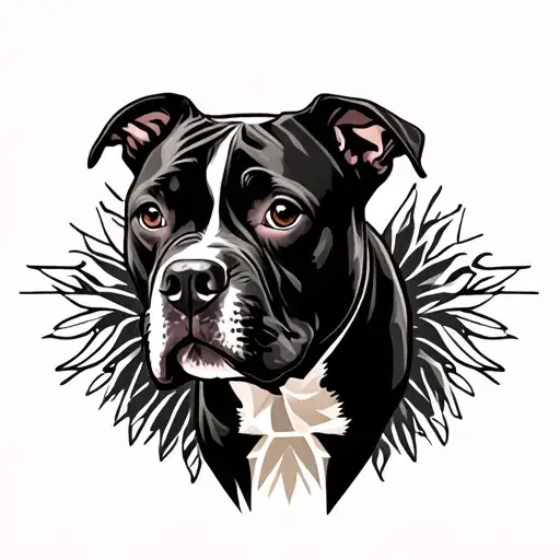 Tattoos Related To Staffordshire Bull Terrier