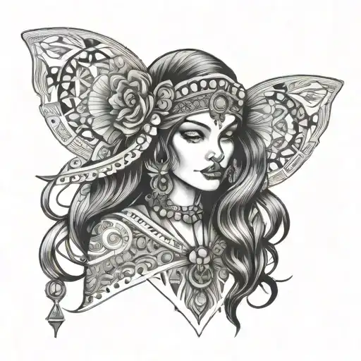 Gypsy Girl Fine Line