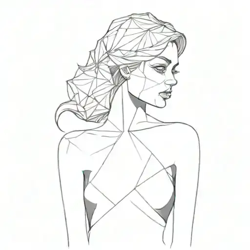 A Woman In A Black Dress