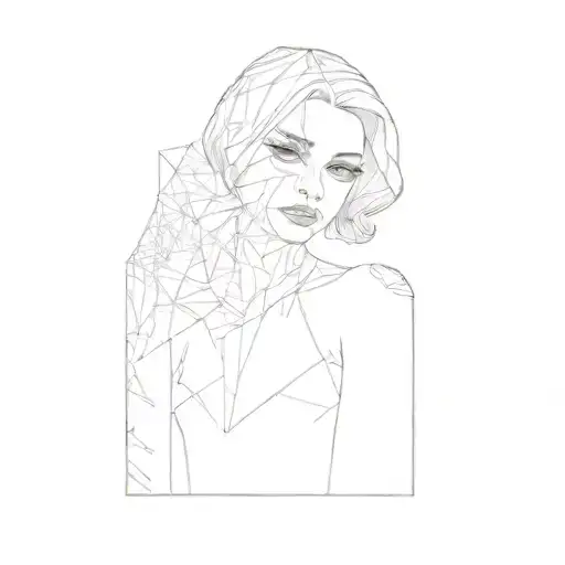 A Woman In A Black Dress