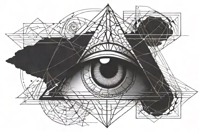 Geometric All Seeing Eye