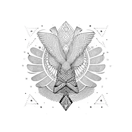 Astonaut Palestinian Kuffiyah Pattern Ancient Egyptian Wings