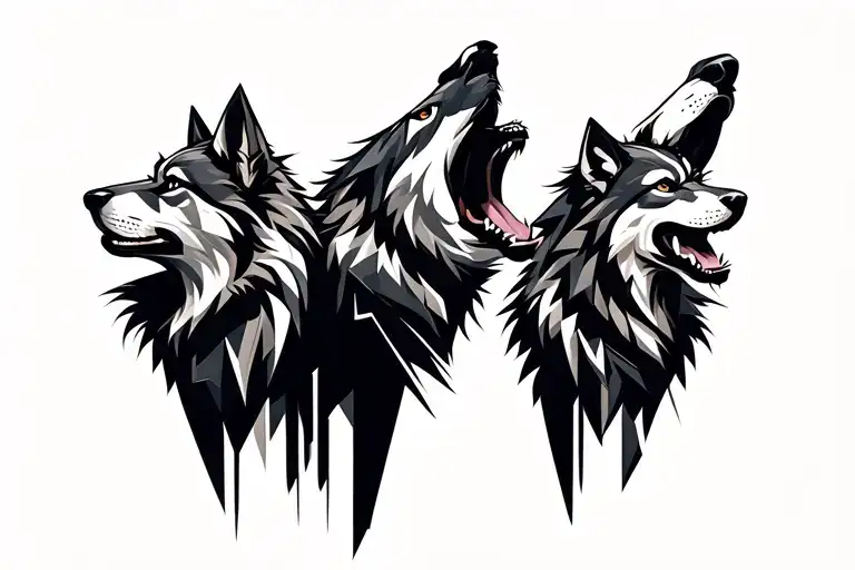 Wolf Pack Howling