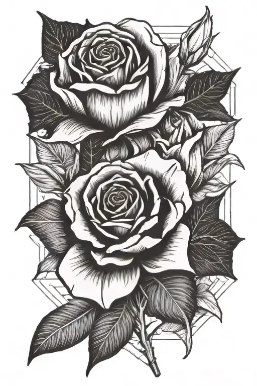 Rose And Lily Flower