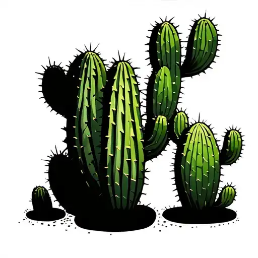 Cactus With Children
