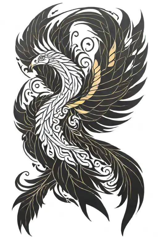 Phoenix Rising From Ashes