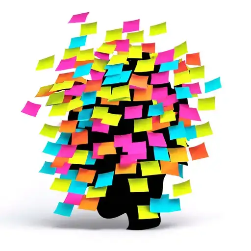 Adhd Is Like A Never Ending Rain Of Post It Notes Raining Down On Your Head