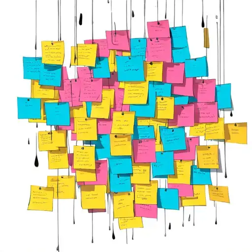 Adhd Is Like A Never Ending Rain Of Post It Notes Raining Down On You