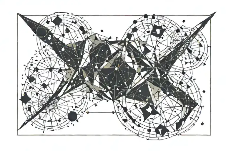 Sagittarius Constellation With Unique Stars