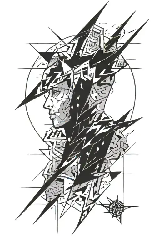 Lightning Piercing A Person Through And Through