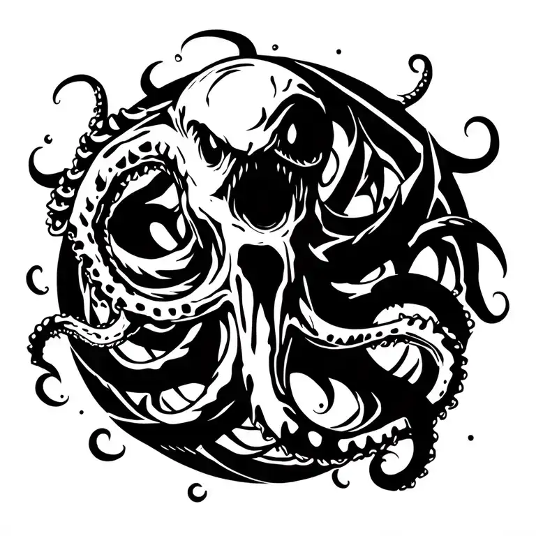 Kraken Underwater Attacking