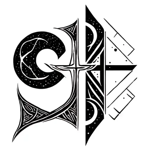 Viking Rune For Love You To The Moon