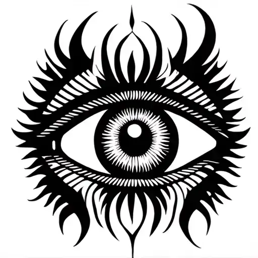 Triskel With An Eye In The Center