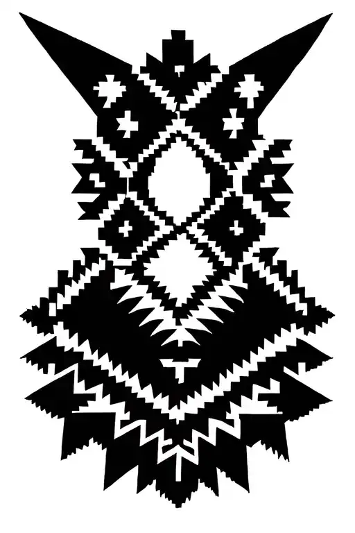 Aztec Rug Design