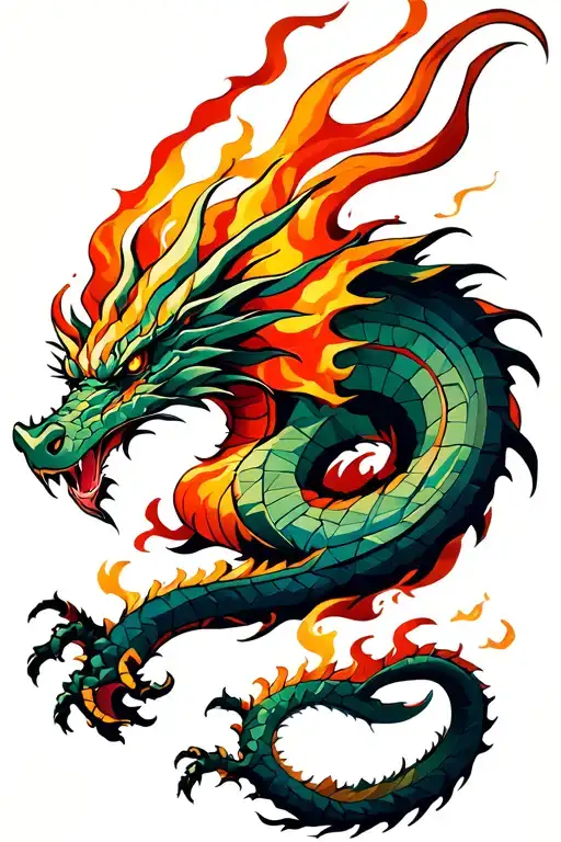 Dragon Breathing Fire