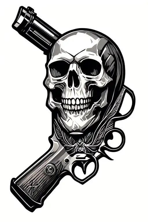 Skull And Pistol