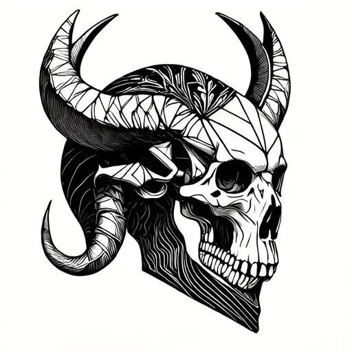 Half Skeleton Half Aries