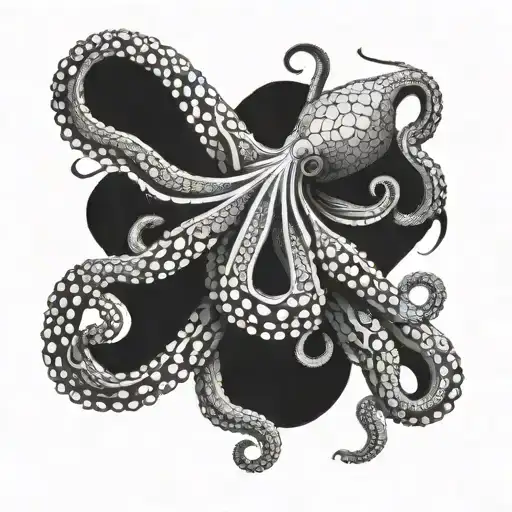 Octopus Wrapping Its Tentacles