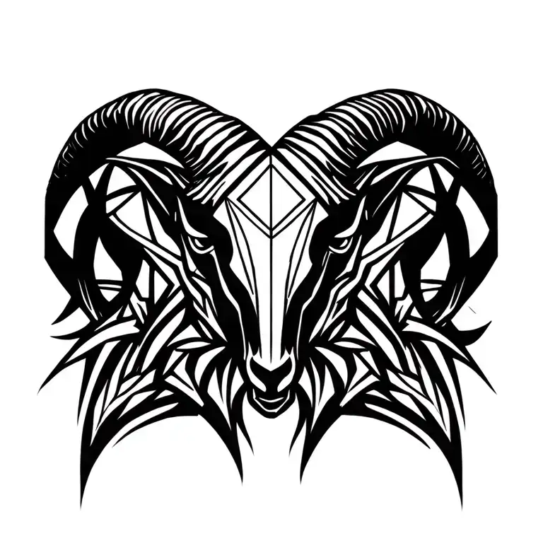Devil Goat Horns