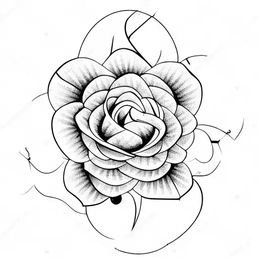 Purple Flower With Music Influence