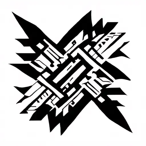 Tribal Fijian Masi Tattoo Featuring