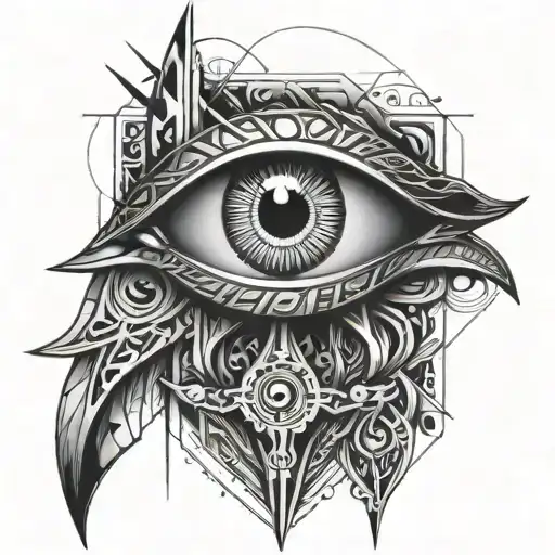 Eye And Sword Wrapped