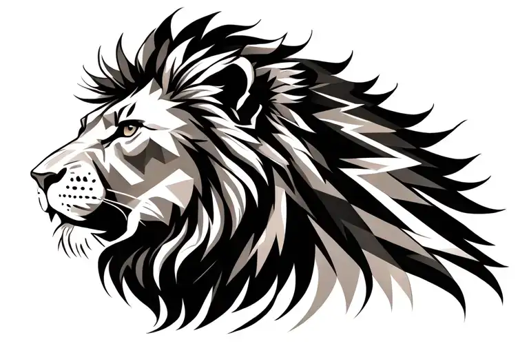 Lion Wearing