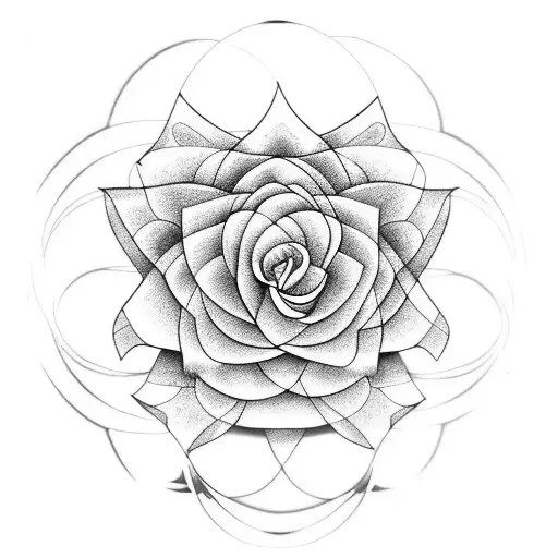 Purple Flower With Music Influence