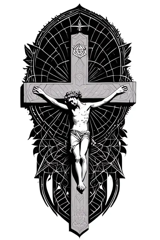 Crucifix And Sacred Geometry