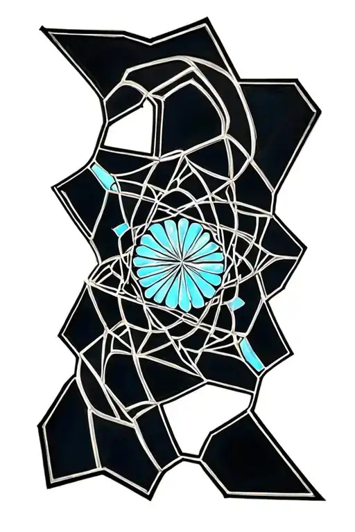 Stained Glass Hexagonal Fractal